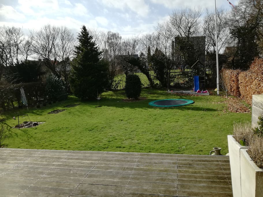 The garden in the early spring.
