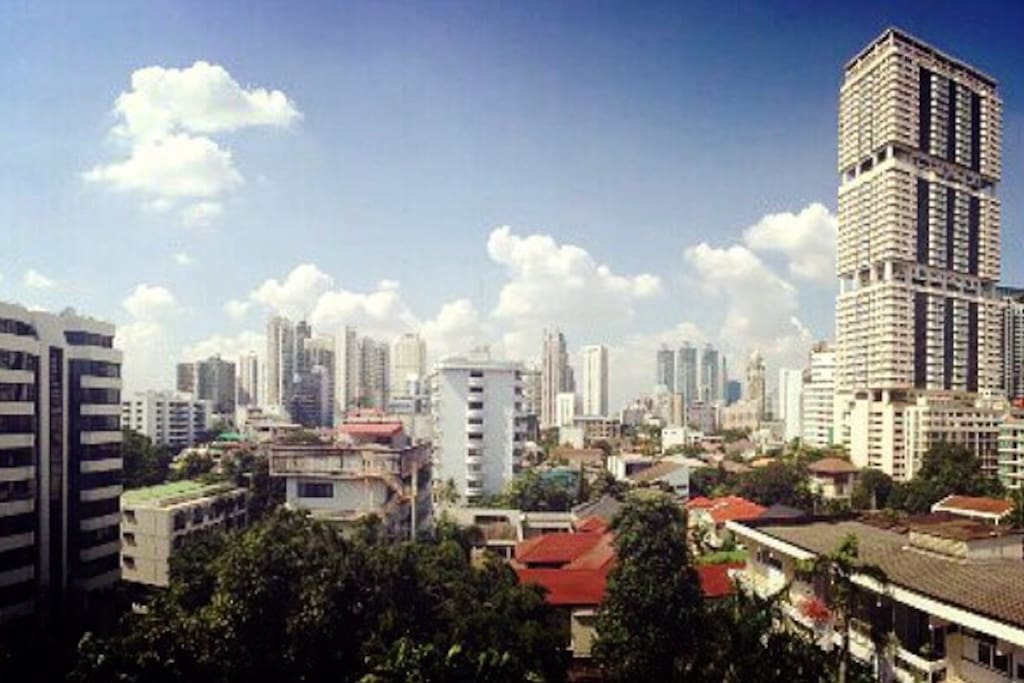 City View Panorama from our room on the 8th floor