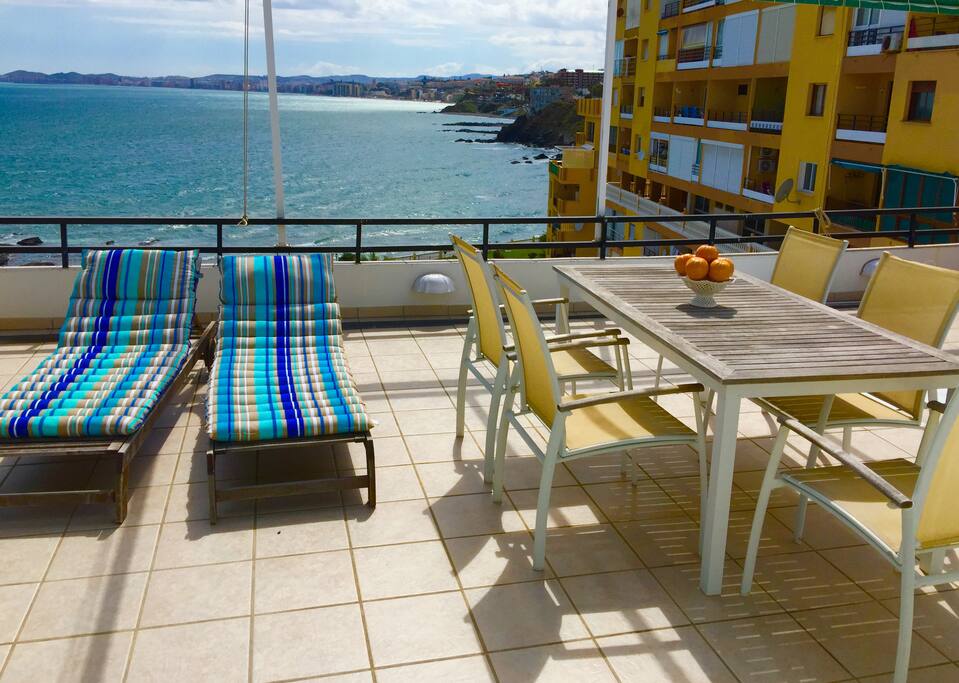 Outside dining or just chillout in the Costa del Sol sunshine ...