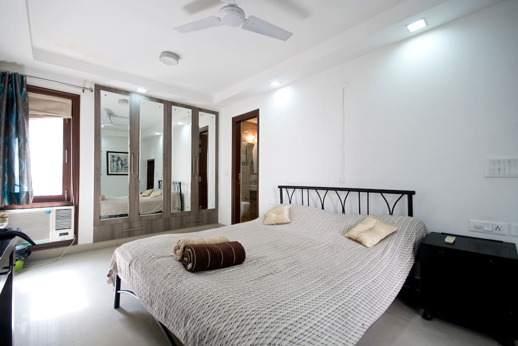 Your private room with enough space for extra mattress if you have a third guest