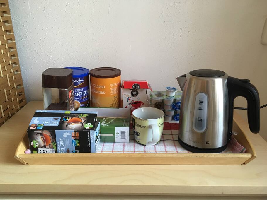 Free tea & coffee