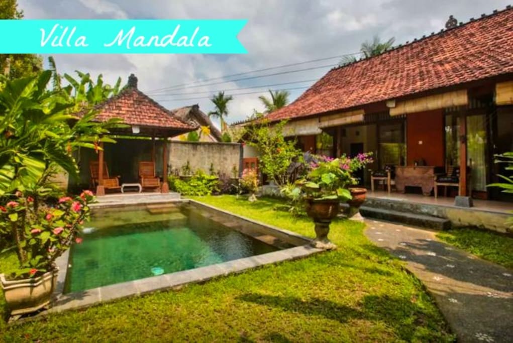 Villa Mandala, Penestanan, Ubud. View from the entrance.