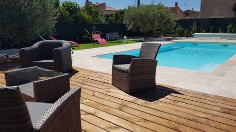 3Bedrooms Villa, private & heated pool -  4* Label
