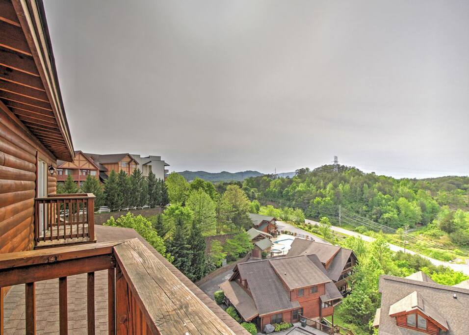 Magnificent View From Upper Level Porch