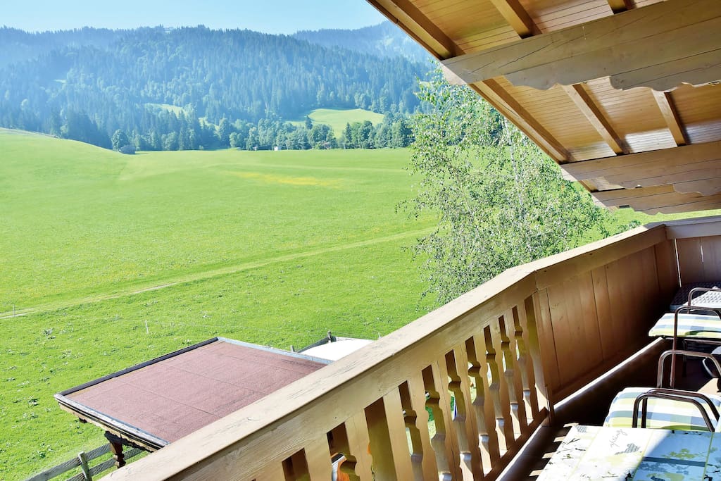 Ausblick vom Balkon