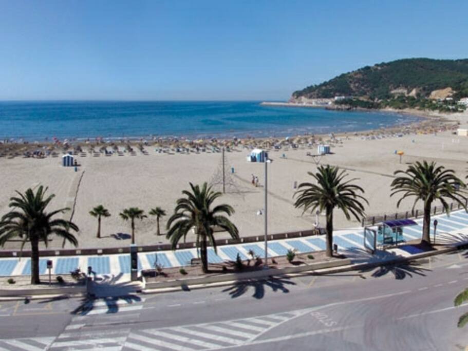 plage du centre-ville d'oropesa del mar