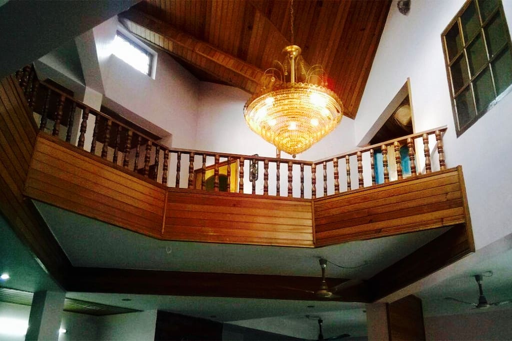 The interior decor of the common living room of the property.