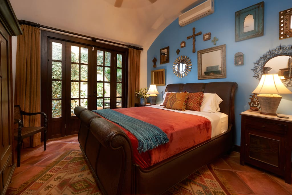 The beautiful Mirror Suite with mirrors from around the world.