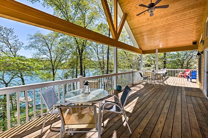 Updated Deerfield Home w/ Hot Tub On Norris Lake!