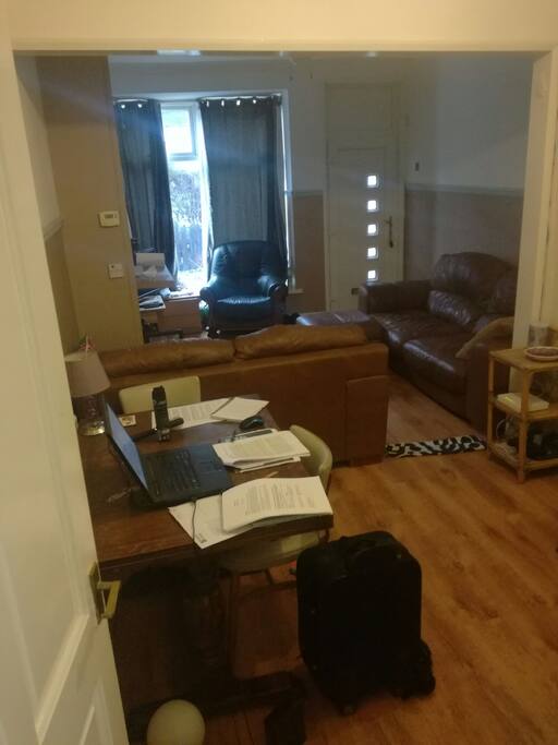 Usually clear dining table.