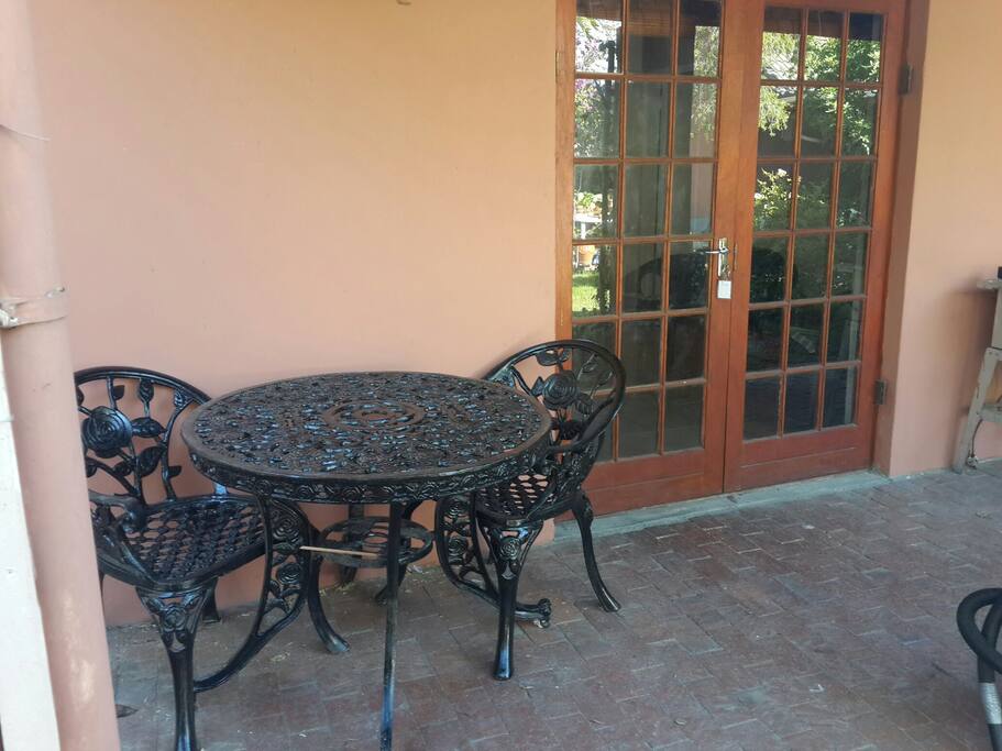 Private patio