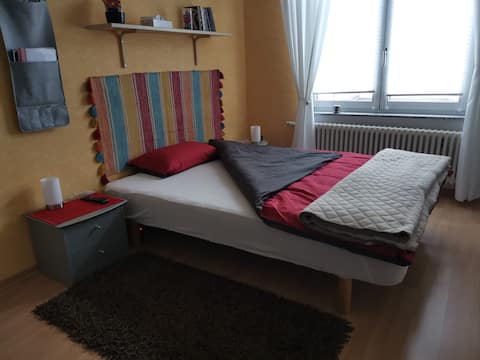 Komfort-Gästezimmer, eigenes Bad, Deckenventilator