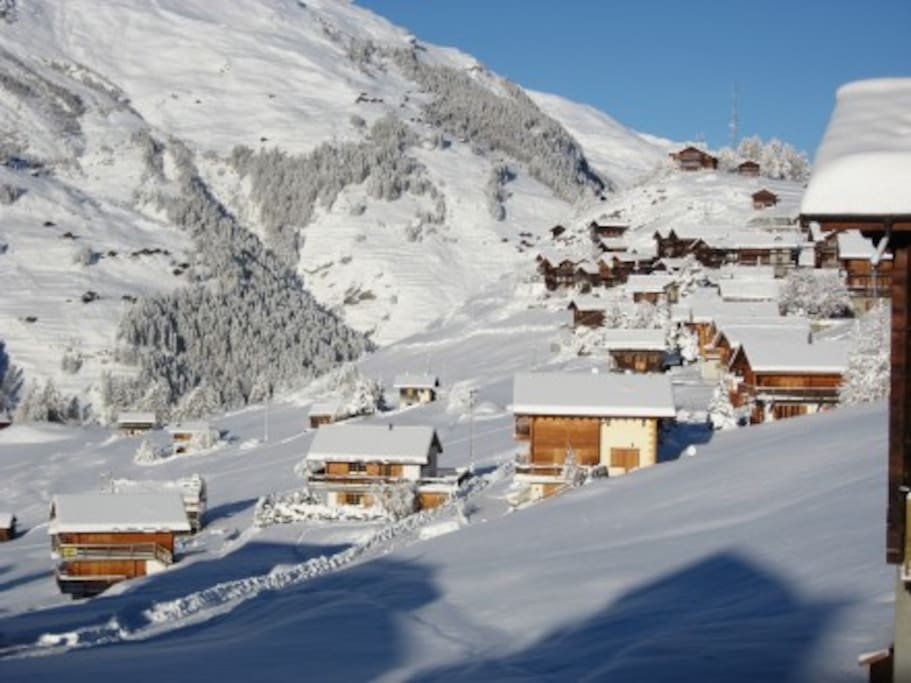 Winter in La Forclaz