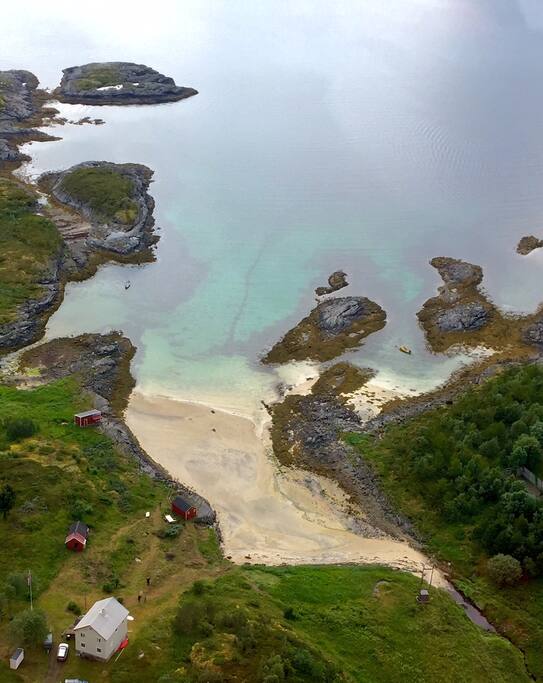 A bird’s eye view of Kvitsand.