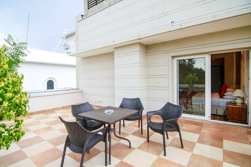 The Sitting on the Terrace