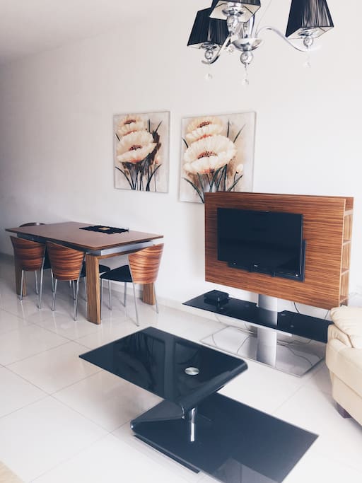 All furniture is new and modern