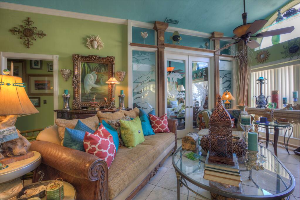 Turtle Beach Villa Living Room