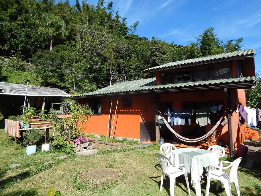 a casa na natureza