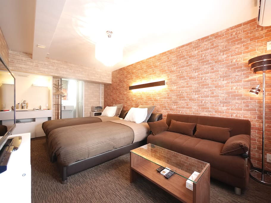 Two single beds and double sofa-bed
“Sealy’s Mattress” Really comfortable!