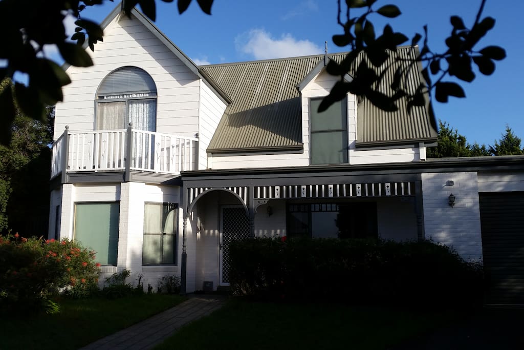 Front view of the house