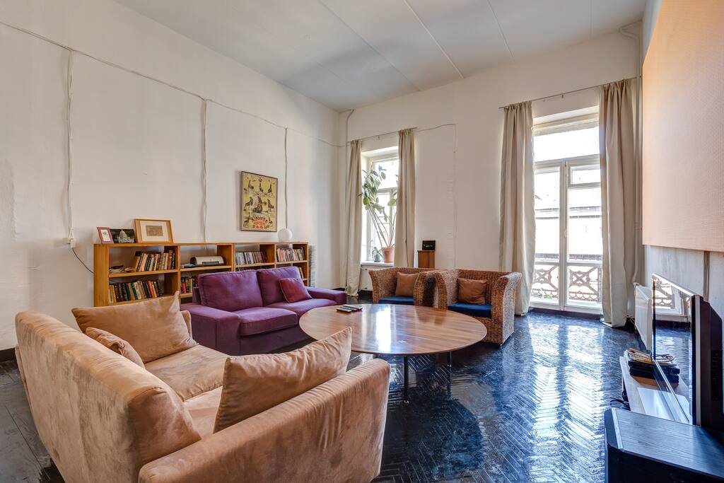 Living room from the entrance side