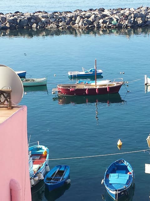 Top Airbnb: Casa Antonietta overlooking the sea of Corricella a Procida