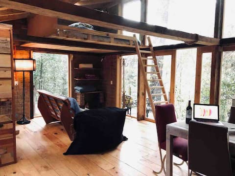 Cabaña en el bosque