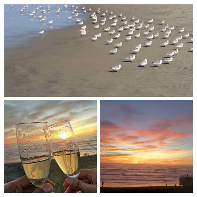 Pictures taken by me when spending evening at beach