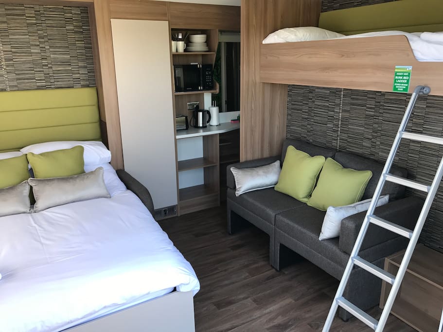 Sleeps 4. 2 adults and 2 children