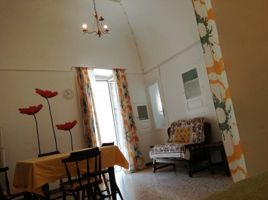 sala con volte a botte
