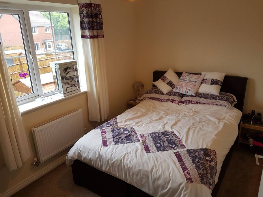 Bedroom 1 with double bed