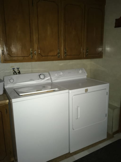 Washer and dryer available