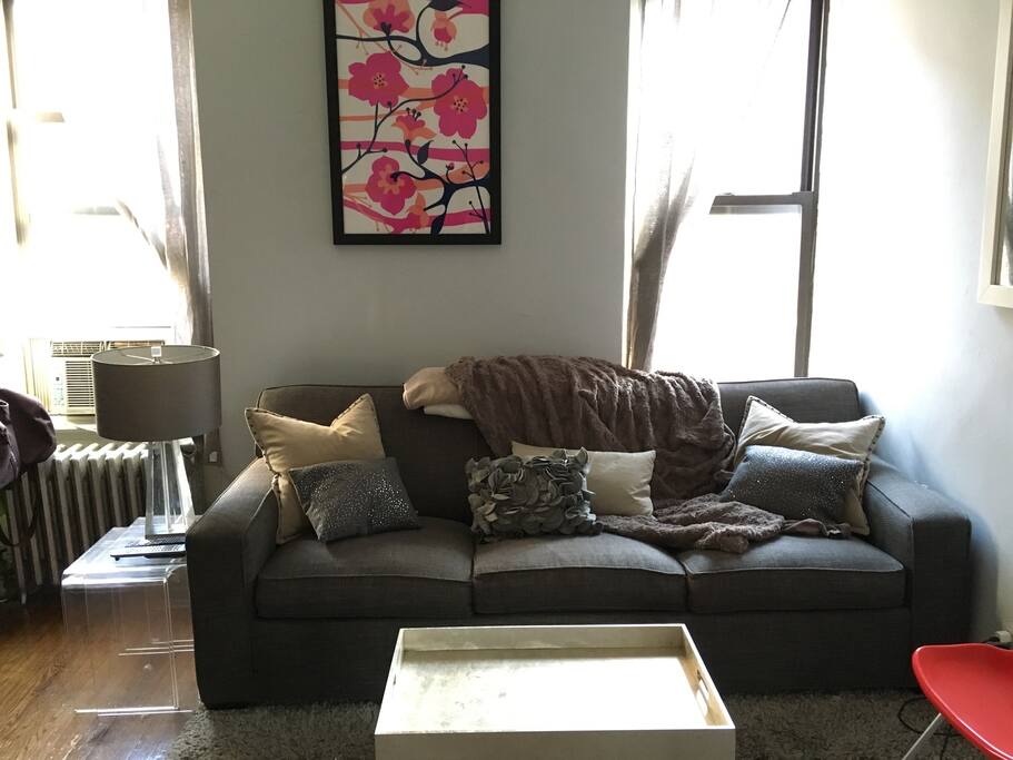 A lot of natural light