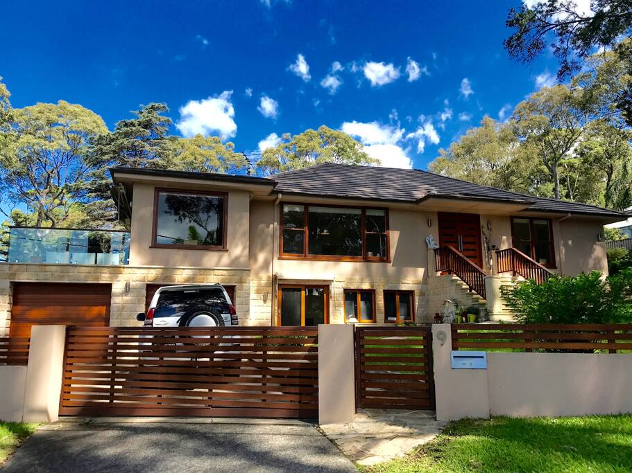 The house with plenty of parking