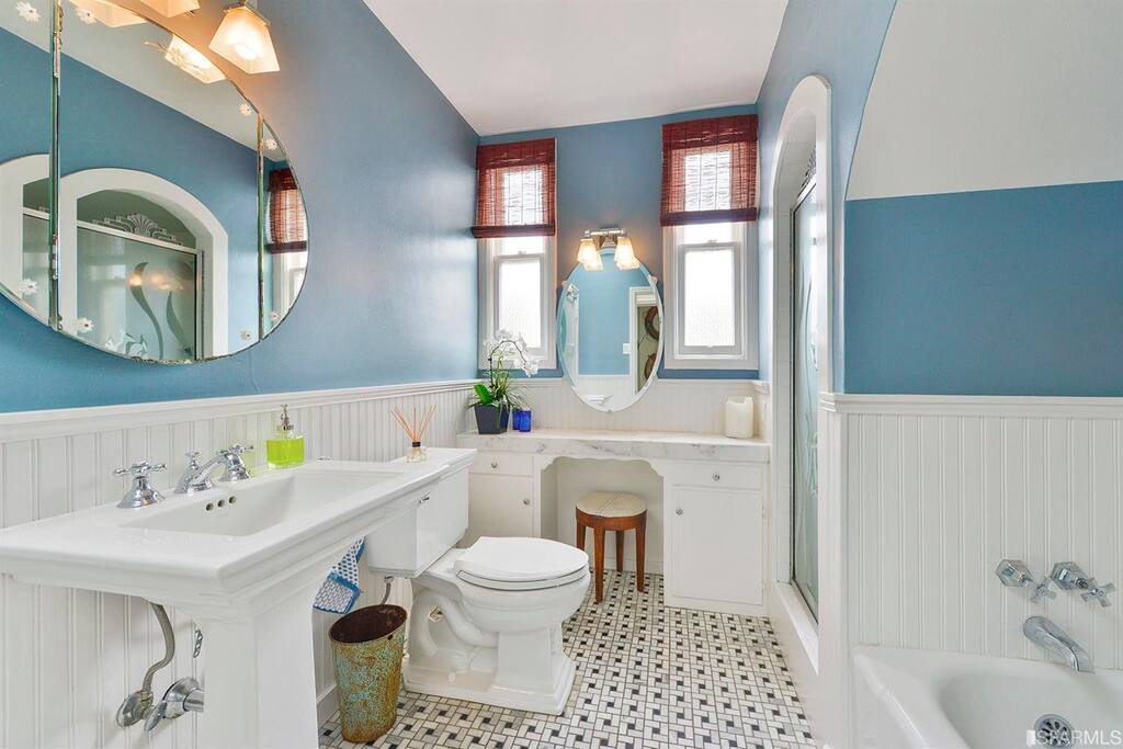 Bathroom, bath and shower