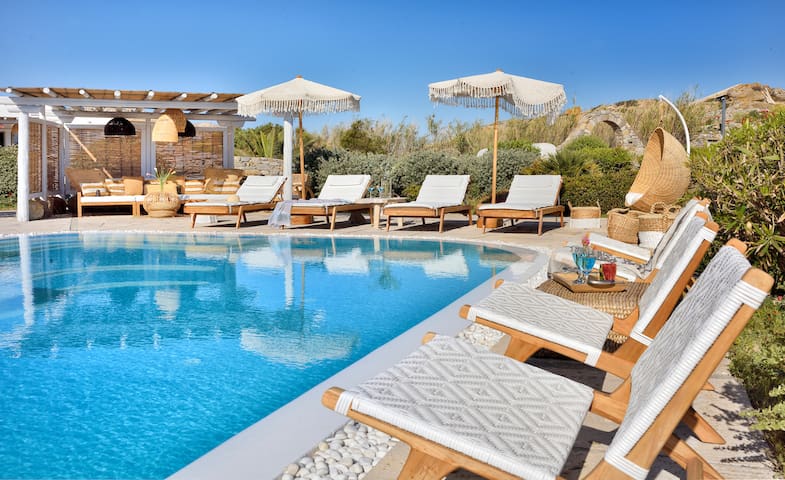 Luxury Villa Posidonia Mykonos Private Pool