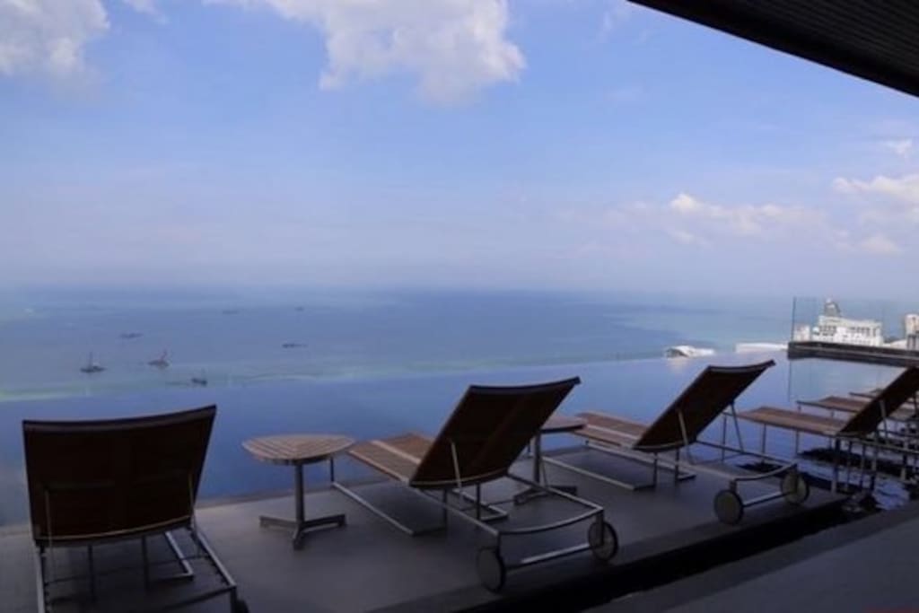 Rooftop swimming pool