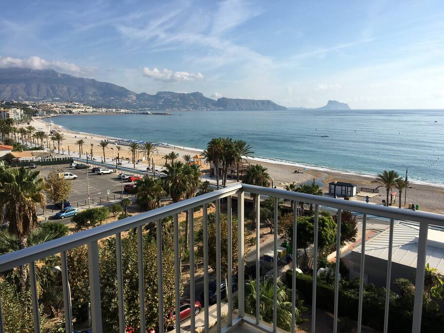 Las vistas desde el balcón.