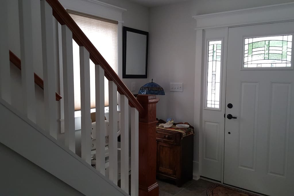 Front interior entrance to second floor apartment