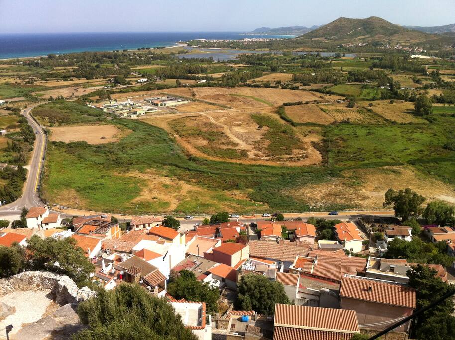 vista dalla torre di Posada
