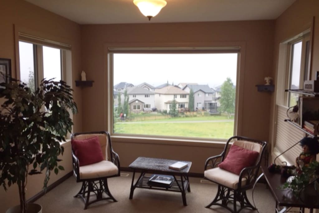 This is also part of this master suite and is a perfect sunny spot to read, work or just sit and take in the view. Ideal for short and long term business travelers, too.