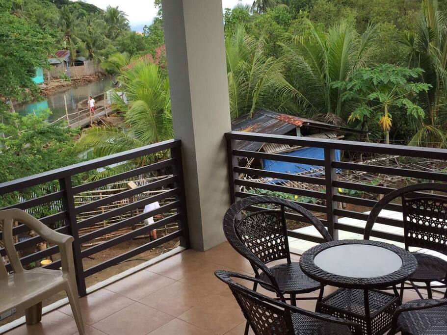The balcony where you can enjoy fresh air.