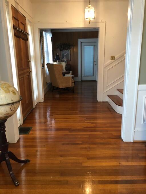Entrance Foyer looking into family room