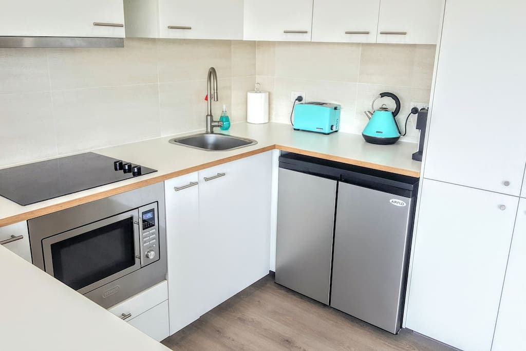 The well equiped kitchen