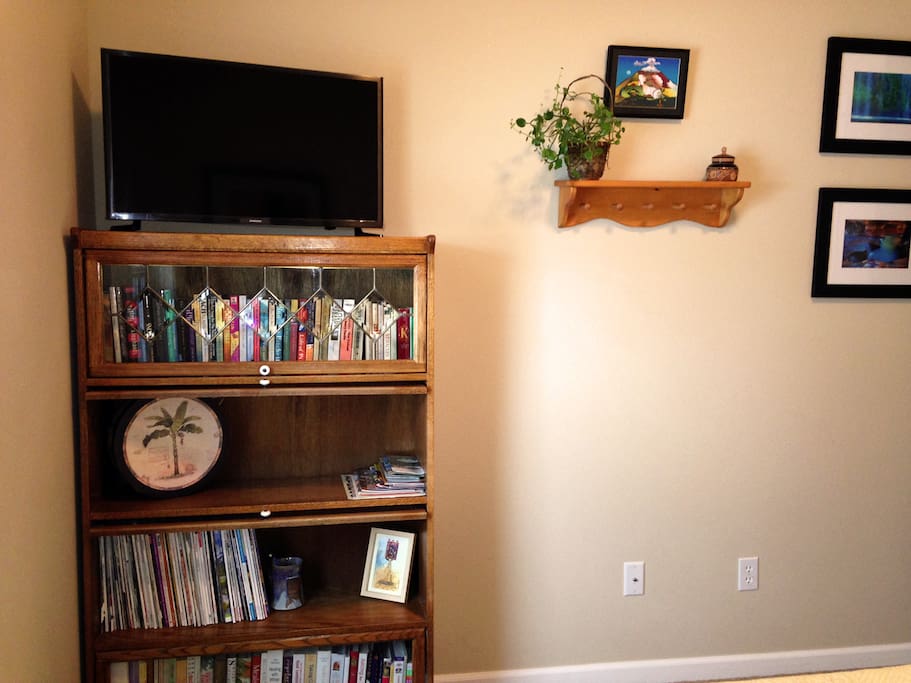 TV with cable in the room