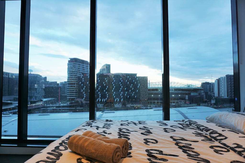 City view directly from your room
