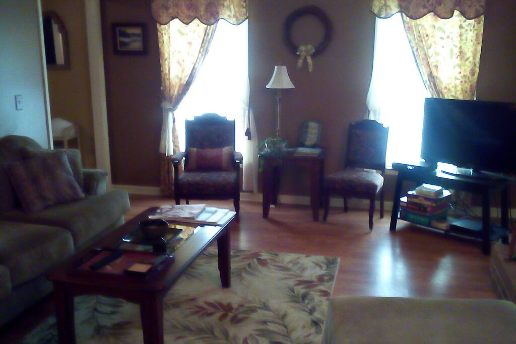 The living room