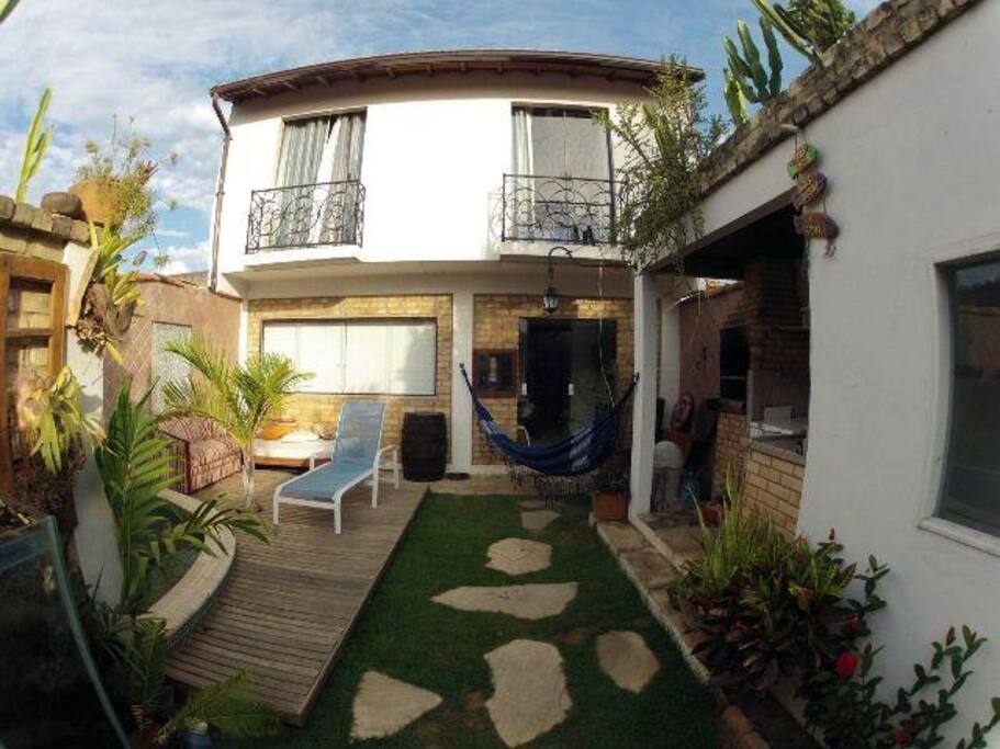 Vista entrando na casa!