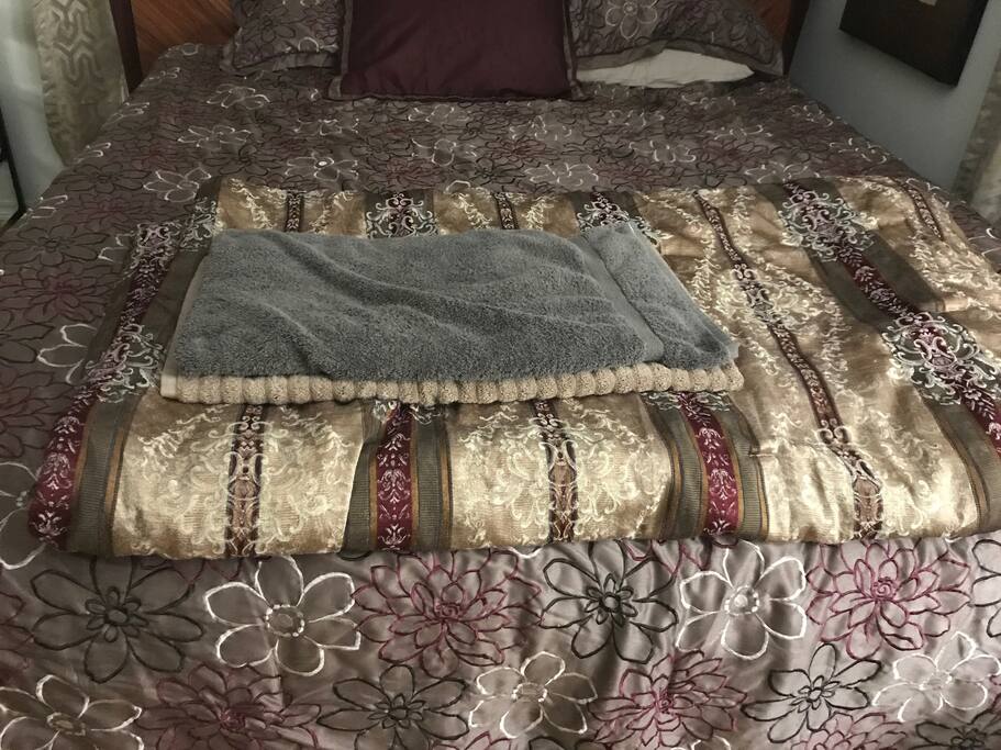 Extra Towels, Pillows, Sheets and Comfortable can be Provided