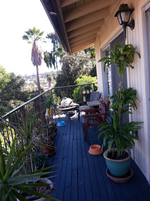 Balcony.